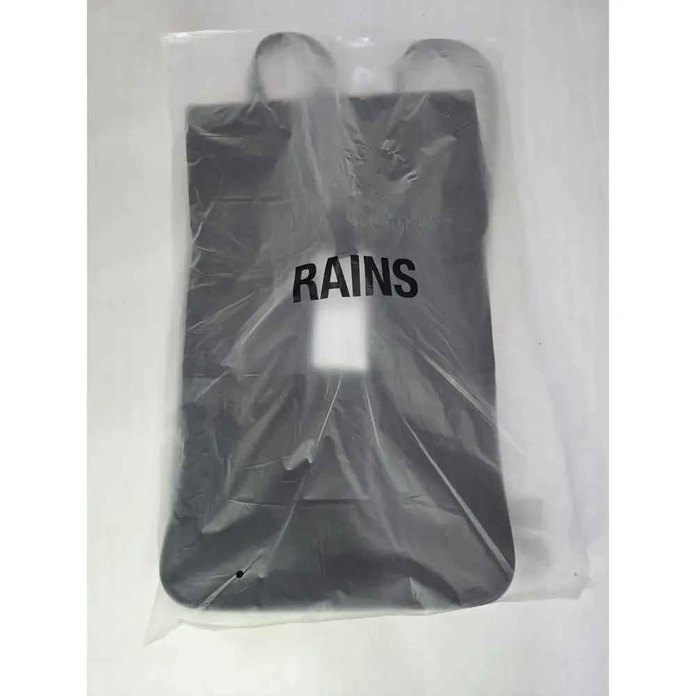 NWT Rains Backpack W3 Black Waterproof Backpack Style 13000